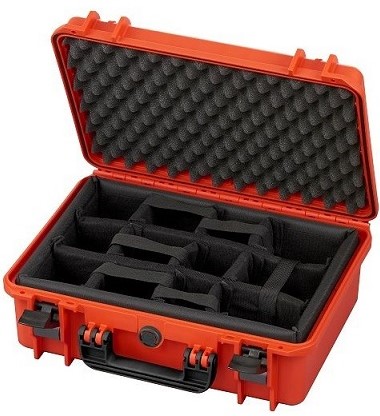 Max Case MAX 430 Orange padded dividers 426 x 290 x 159 mm