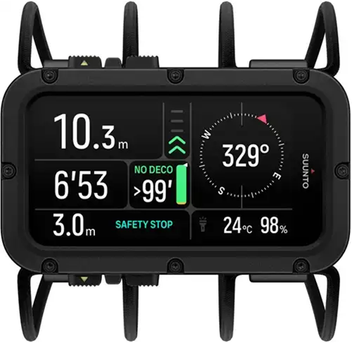 Suunto Nautic met Bungee cord Duikcomputer