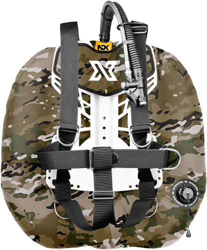 Xdeep Nx Project Technische Wing Staal Large MULTICAM