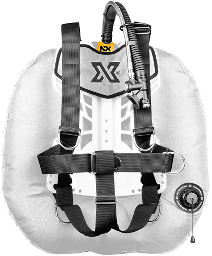 Xdeep Nx Project Technische Wing Staal Large WHITE