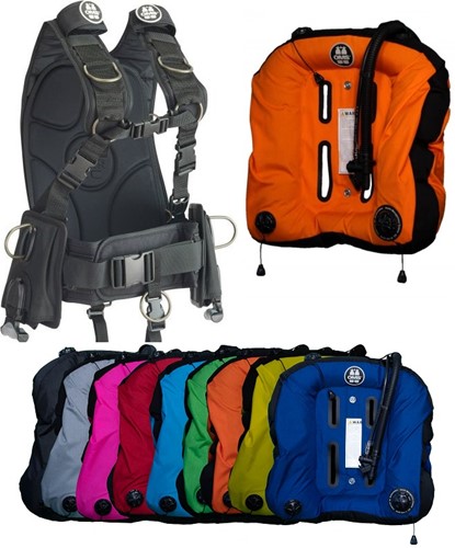 OMS IQ Lite XL CB - Cummerbund Signature with Ocean Blue / Black Deep Ocean 2.0 Wing (~12.5 kg)