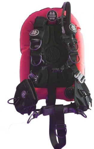 OMS SS, RED/ BLACK, Comfort Harness III Signature PF Mono 27 lb