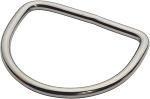 OMS 2 / 5,1cm Stalen D-Ring