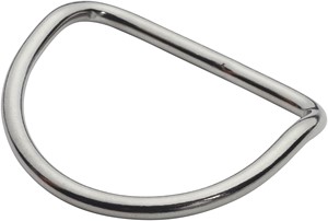 OMS 2 /5,1cm Gebogen (45°) Stalen D-Ring