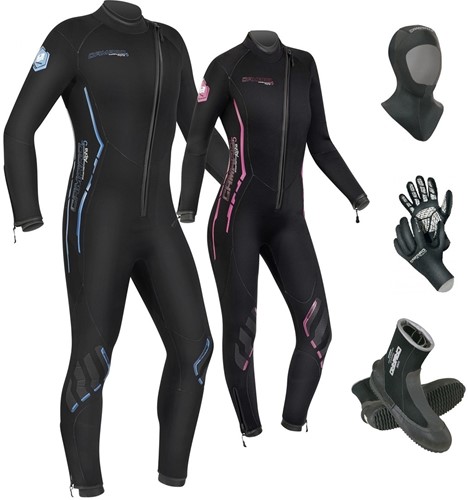 Camaro 5mm Alpha wetsuit set