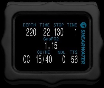 Shearwater Perdix Silicone Protective Case Black