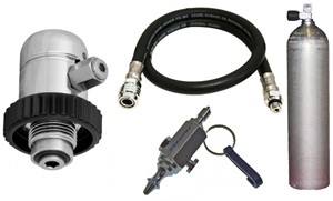 Compressed air cleaning kit