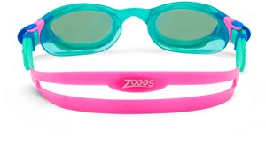 Zoggs Phantom 2.0 Junior Titanium Turquoise Pink Mirrored Pink