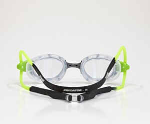 Zoggs Predator Black Green Clear Regular