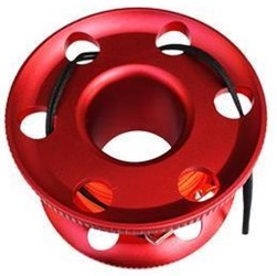 Aluminium Vingerreel 30 Meter Rood