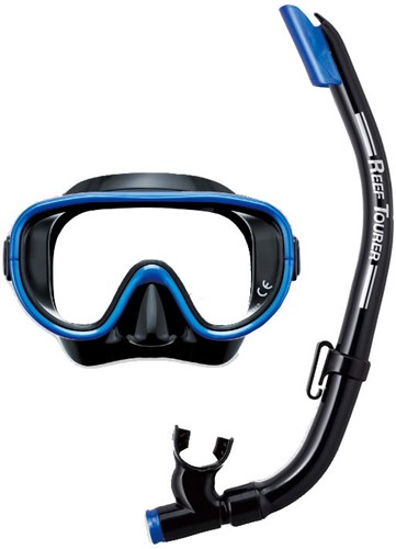 Reeftourer RC0108 BK/MB Mask Snorkel Set 1W
