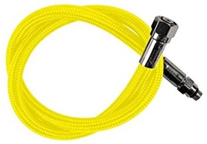 Regulator hose flex 3/8 yellow 