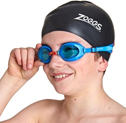 Zoggs Ripper Jnr Blue Red Tint Blue