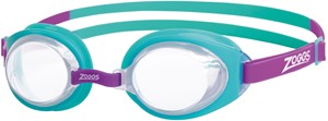 Zoggs Ripper Jnr Turquoise Purple Clear