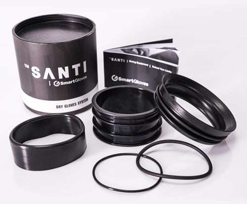Santi Smart Glove Drooghandschoenring Set