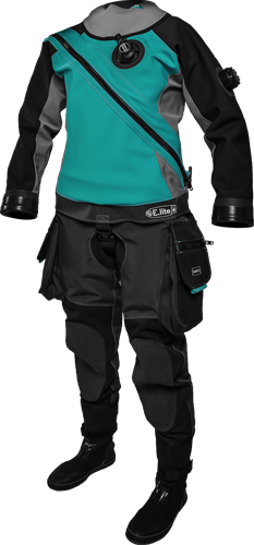 Santi Drysuit Elite Plus Ladies First XS bij sublub