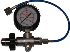 Shooting Filling Hose With Gauge