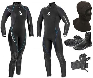 Scubapro 7mm Definition pakset met losse kap