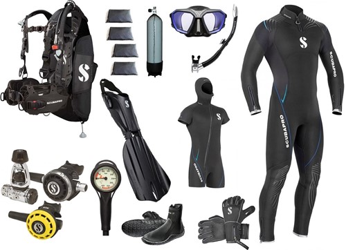 Complete divegear kit Hydros