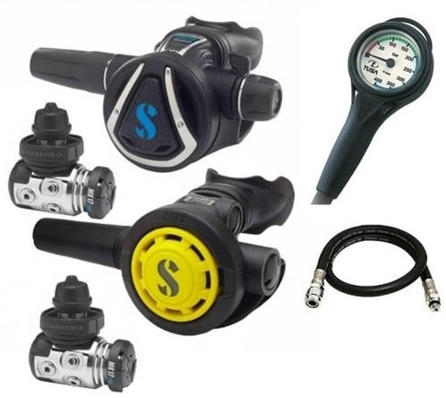 Scubapro Mk17 Din 300 Evo / C370 / R095 met extra MK17 1e trap