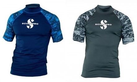Scubapro Rashguard Aegean Man UPF50 Short Sleeve-2