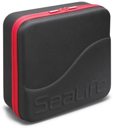 Sealife EVA Case Large (Black with Red Zipper)