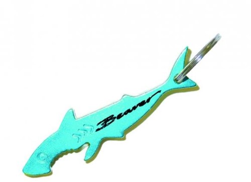 Beaver Shark Bottle Opener Keyring bij sublub