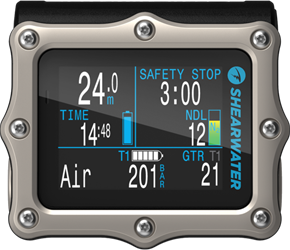 Shearwater Perdix 2 Silver Duikcomputer