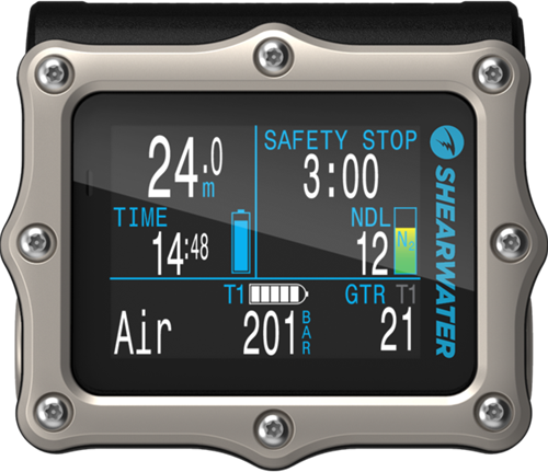 Shearwater Perdix 2 Silver Duikcomputer