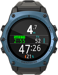 Shearwater Teric Blue Duikcomputer