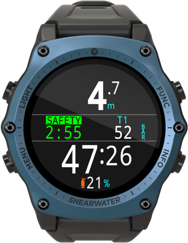 Shearwater Teric Blue Duikcomputer