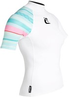 Cressi Shield Lady White/Aquamarine Rash Guard -2