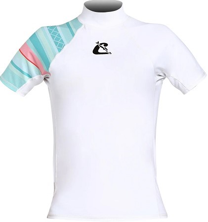 Cressi Shield Lady White/Aquamarine Rash Guard 