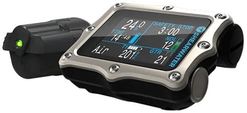 Shearwater Perdix 2 TI Silver + Swift Duikcomputer