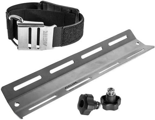 Agir Single tank adapter SS with straps