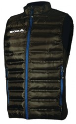 Beuchat Sleeveless Down Jacket - Black/Deep Blue