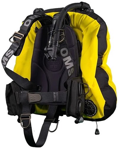 OMS Aluminum SmartStream Signature with Speed Yellow / Black Deep Ocean 2.0 Wing (~22,2 - 27,2 kg)