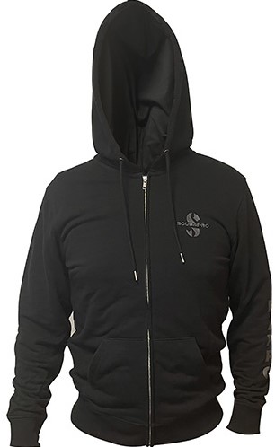 Scubapro Hoodie W Front-Zip, Blk L