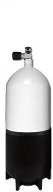 Steel Dive Tank 12 Litre Short Single 232Bar