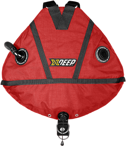Xdeep Stealth 2.0 Sidemount Wing Rec D Loodpocket RED