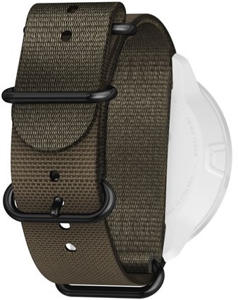 Suunto 24mm Dive 2 Textile Zulu Strap Kit D5 Stealth Zwart L