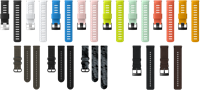 Suunto 24mm Dive 1 Silicone Strap Kit D5 Wit/Steel M-2