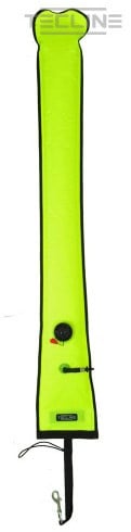 Tecline Semi-Gesloten Boei 18 / 122cm Met Ontluchtingsventiel Geel