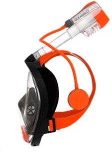 Ocean Reef Aria QR+ snorkelmasker met Snorkie-Talkie-3