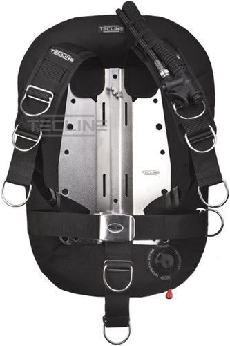 Tecline Donut 17 / Comfort Harnas Single Tank Wing + Loodzakken