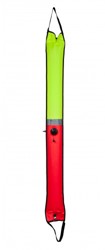 Tecline Semi-Gesloten Boei Dual-Color 20/166 Cm , Opr Valve - Orange/Yellow