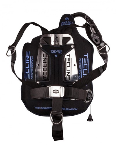 Tecline Peanut 21 / Verstelbaar DIR Harnas Arctic Single Tank Wing (Blauw)