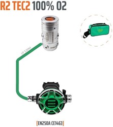 Tecline R2 / Tec2 Nitrox Stage Automatenset (M26)
