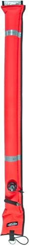Tecline Boei 11 / 117cm Met Orale Inflator, Ontluchtingsventiel en D-Ring Oranje