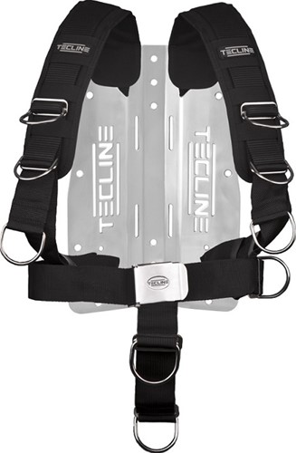 Tecline Comfort Harnas Met Soft webbing E" + 3mm Stalen Backplate Midi"